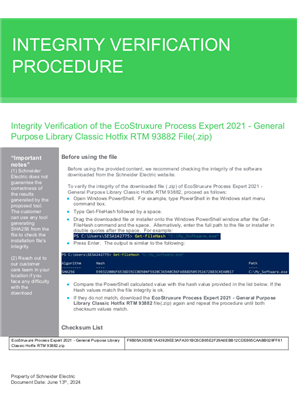 的映像 EcoStruxure Process Expert 2021 - General Purpose Library Classic Hotfix RTM 93882