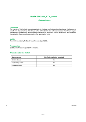 Image de EcoStruxure Process Expert 2021 RTM 80865