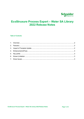Kép EcoStruxure Process Expert 2021 – Water SA Library