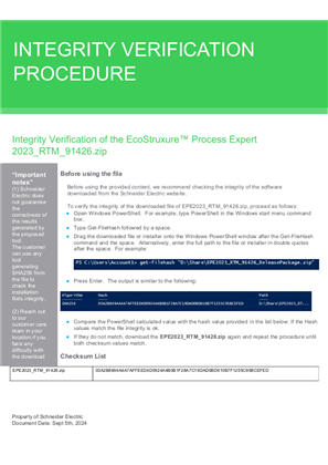 Bild von EcoStruxure Process Expert 2023 RTM 91426