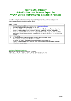 Image of EcoStruxure Process Expert for AVEVA System Platform 2023 Software Package (EPEFORASP2023)