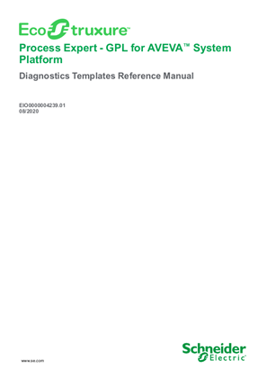Image of EcoStruxure Process Expert for ASP GPL 2020 R2 User Guides
