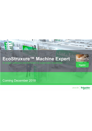 Immagine di Project Examples for EcoStruxure Machine Experts