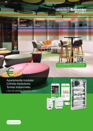 Imagen de Tarifa Aparamenta Modular, Cofrets Modulares y Tomas Industriales Junio 2020
