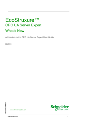 Image of EcoStruxure OPCUA Server Expert SV2.01 SP2