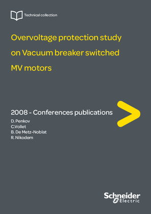 Image of Overvoltage protection study on Vacuum breaker switched MV motors
