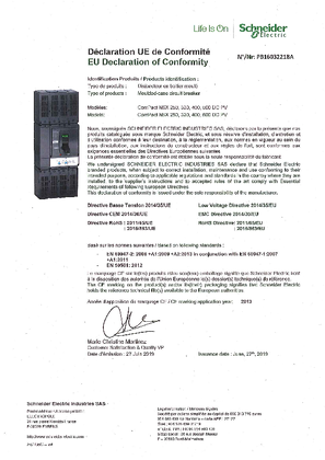 的映像 EU Declaration PB16032218A ComPcat NSX250-500DCPV