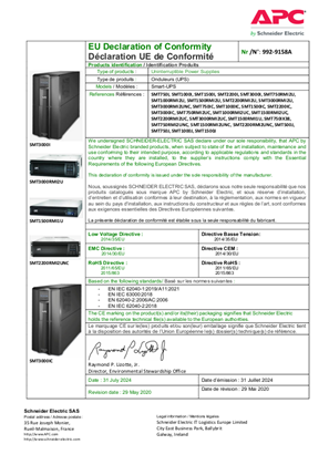 的映像 EU Declaration of Conformity-992-9158A
