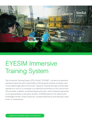 Image of EYESIM Immersive Training System
