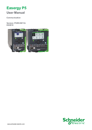 Image of Easergy P5 Communication User Manual