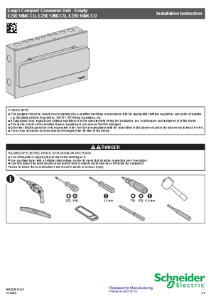 Image of Metal compact consumer unit, Easy9, 10 way