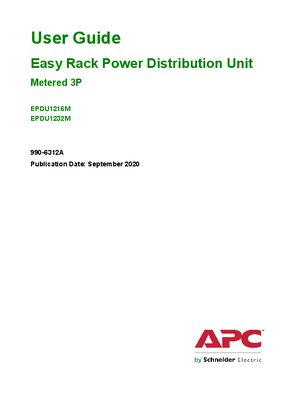 Image of Easy PDU 3P Metered User Guide