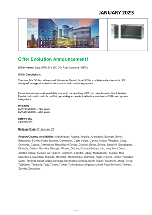 Image of Easy UPS 24V DC DIN Rail Industrial (MEA)