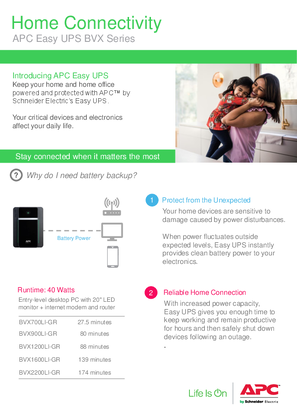 Obrázek Easy UPS BVX-GR Brochure (Europe/CIS)