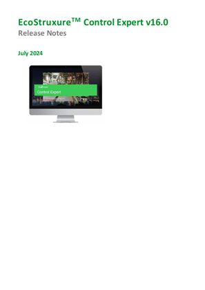 Image of EcoStruxure Control Expert V16.0 installation file