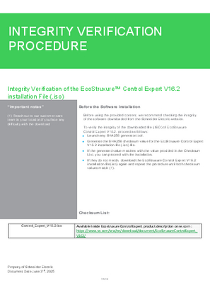 Image of EcoStruxure Control Expert V16.2 installation file