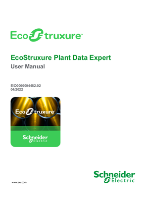 Image of EcoStruxure Plant Data Expert_User Manual