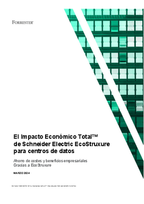 Imagen de El impacto económico™ de Schneider Electric EcoStruxure para centro de datos, un estudio de Forrester Consulting.