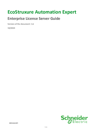 的映像 Enterprise License Server for EcoStruxure™ Automation Expert