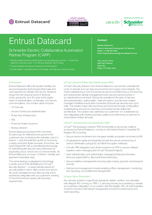 Image of CAPP - Entrust Brchure