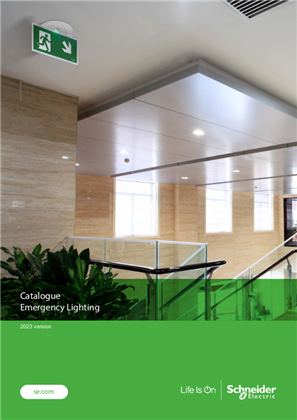 Slika linije Emergency Lighting Catalogue 2023