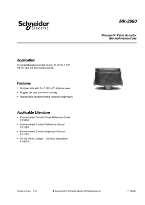 Image of MK-2690 Pneumatic Valve Actuator