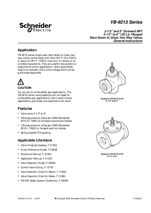 Image of VB-9213 2-Way Valve
