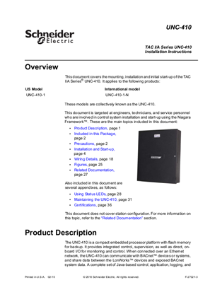 Image of TAC I/A Series UNC-410