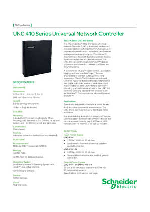 Image of UNC 410 Series Universal Network Controller