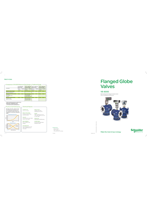 Image of Flanged Globe Valves VB-8000 With Balanced Plug Technology Brochure