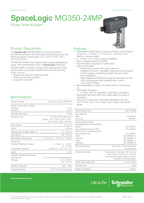 Image of SpaceLogic MG350-24MP Globe Valve Actuator