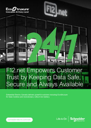Image of F12.net Empowers Customer Trust by Keeping Data Safe, Secure and Always Available