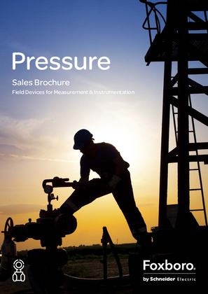 Image of Foxboro Pressure Transmitter Brochure