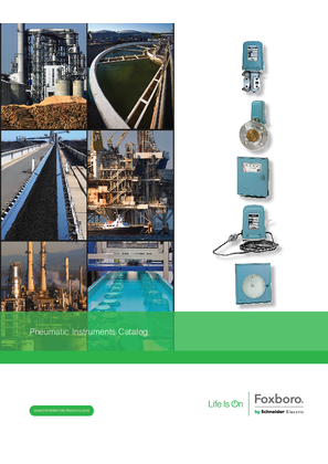Image of Foxboro Pneumatic Instruments Catalog