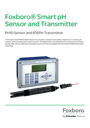 Kép Foxboro Smart pH Sensor and Transmitter Datasheet