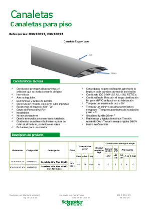 Imagen de Ficha técnica canaleta piso