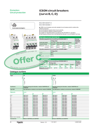 Imagen de Interruptor termomagnético iC60N