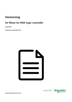Image of Wiser for KNX firmware V2.8.3 (Hardware 2.X.X and hardware 3.X.X)