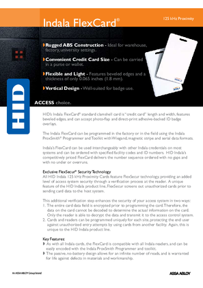 Image of FlexCard Standard Card