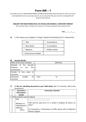 Image of Forms for Shareholders