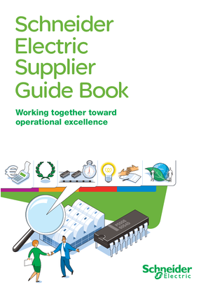 Image of Schneider Electric Supplier Guide Book