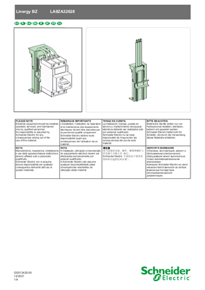 的映像 Linergy BZ - GV4 - 说明页
