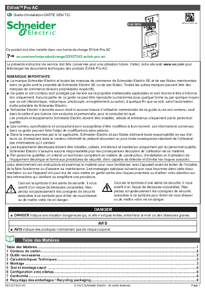 Image de EVlink Pro AC - Guide d’installation CARTE DEM TIC