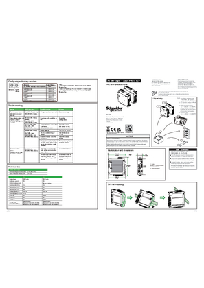 Image of PowerLogic A3S Arc Flash Protection Unit Quick Start Guide