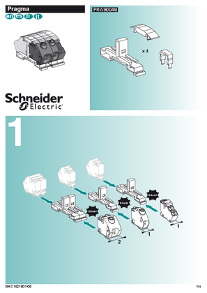 Imagen de Pragma PRA90048 Mounting kit incoming splitter block-Instructions