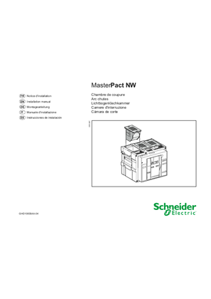 Image of MasterPact NW - Arc chutes - Instruction Sheet