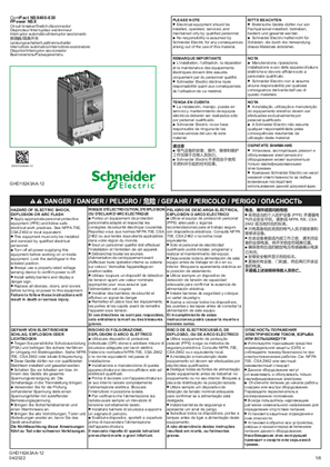 Image of ComPact NSX400-630 - Circuit breaker/Switch-disconnector - Instruction Sheet