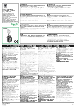 Image de ComPacT NSX, PowerPacT H-, J-, L-Frame, TeSys GV5/GV6 - SDTAM - Signal défaut avancé - Notice de montage