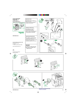 Image of Chassis locking kit- Instruction Sheet