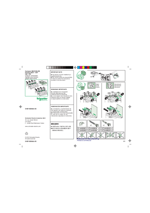 Image de ComPact NSX100-250 A, FPower NSX/GV7, INS/INV - Agrafes pour bornes - Notice de montage